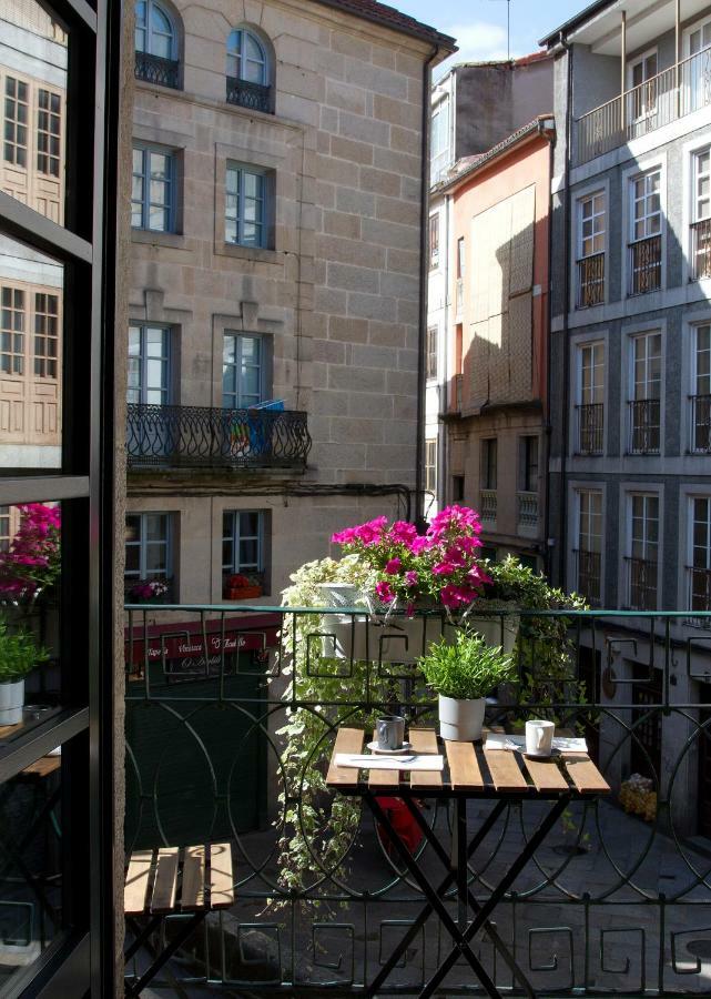 Acio Blanco. Loft En El Casco Historico De Ourense Buitenkant foto